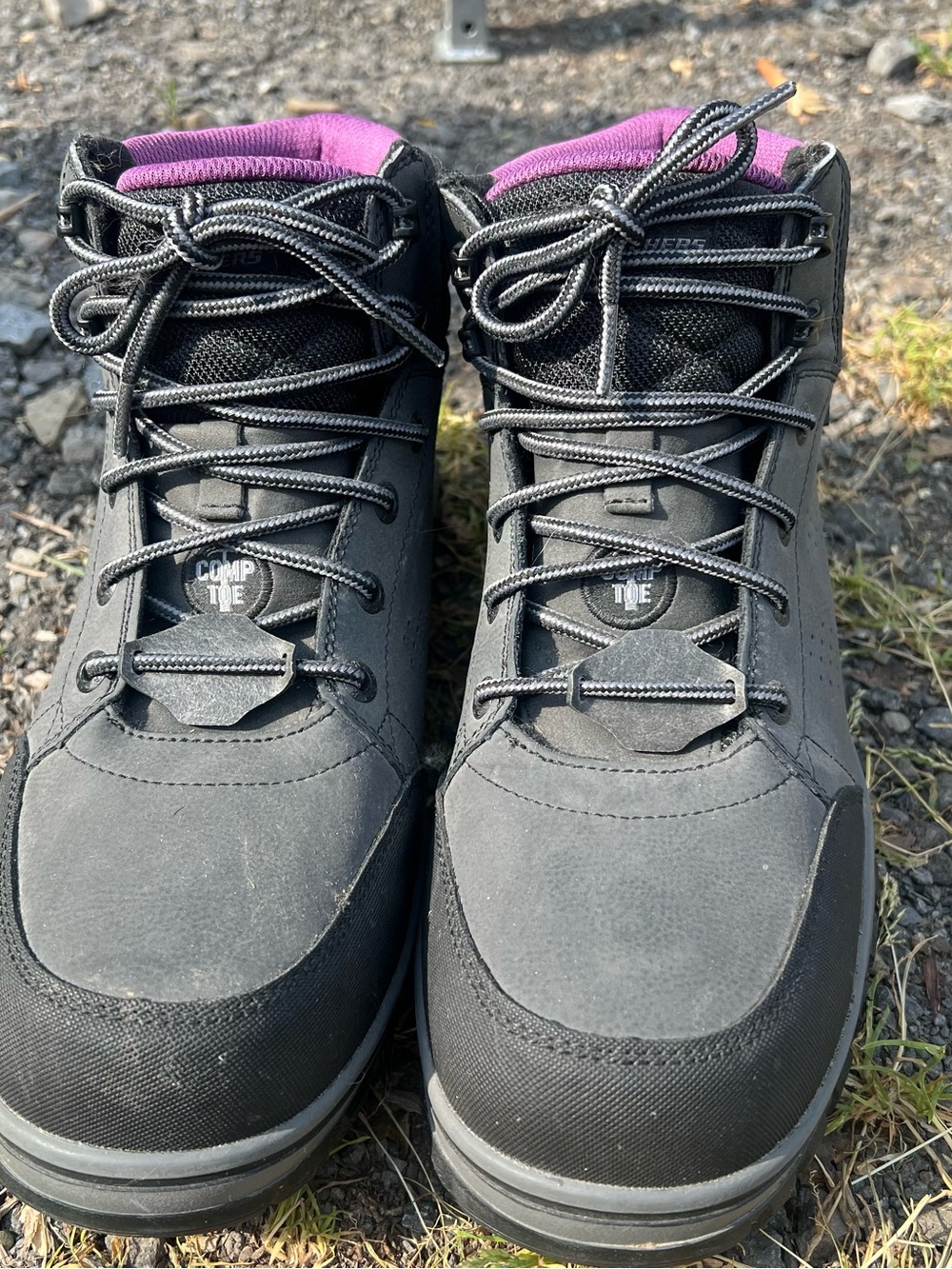 Sketchers Mccoll air cool memory foam Comp toe work boots